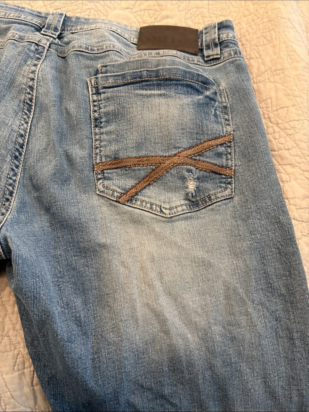 KTK Axel Classic Straight Men's Jeans in Light Blue